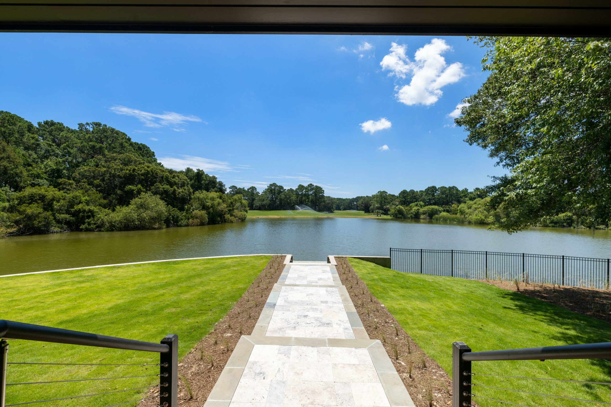 View of Lake, Trees and Sky