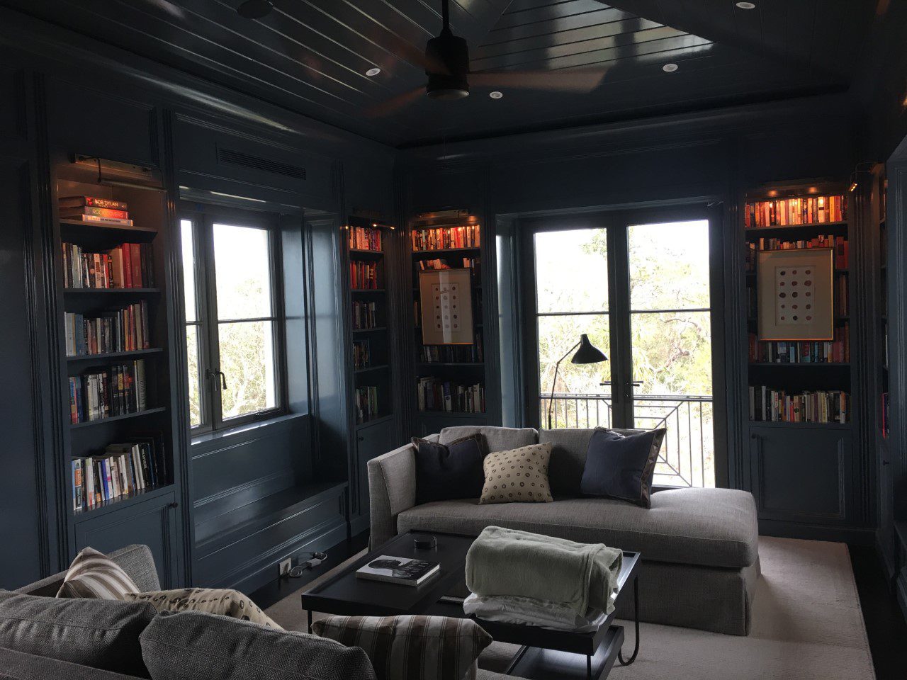 Bookshelves and Sofa Set