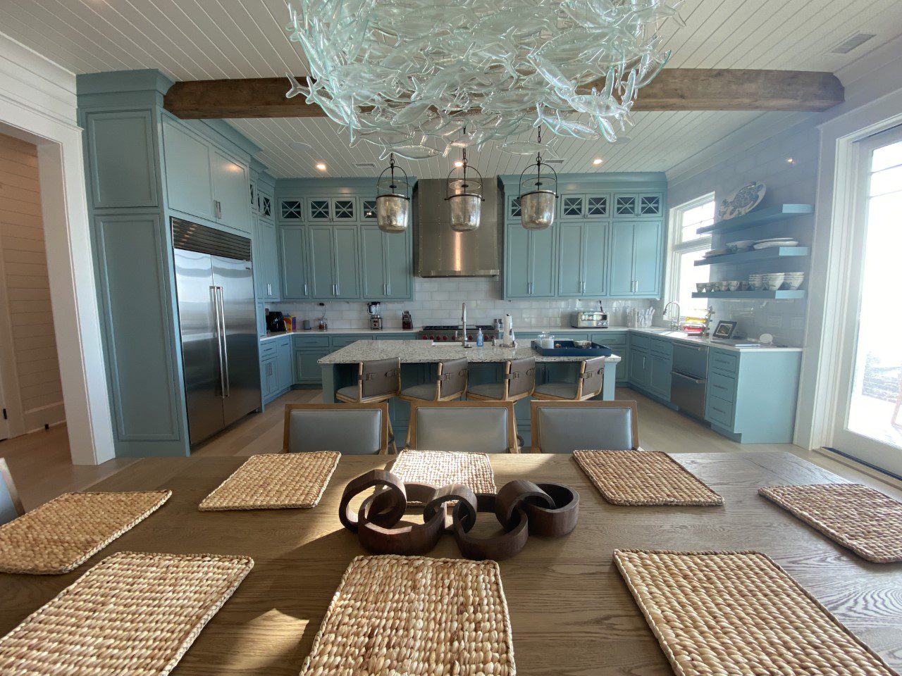 Table, Chair and Cabinet