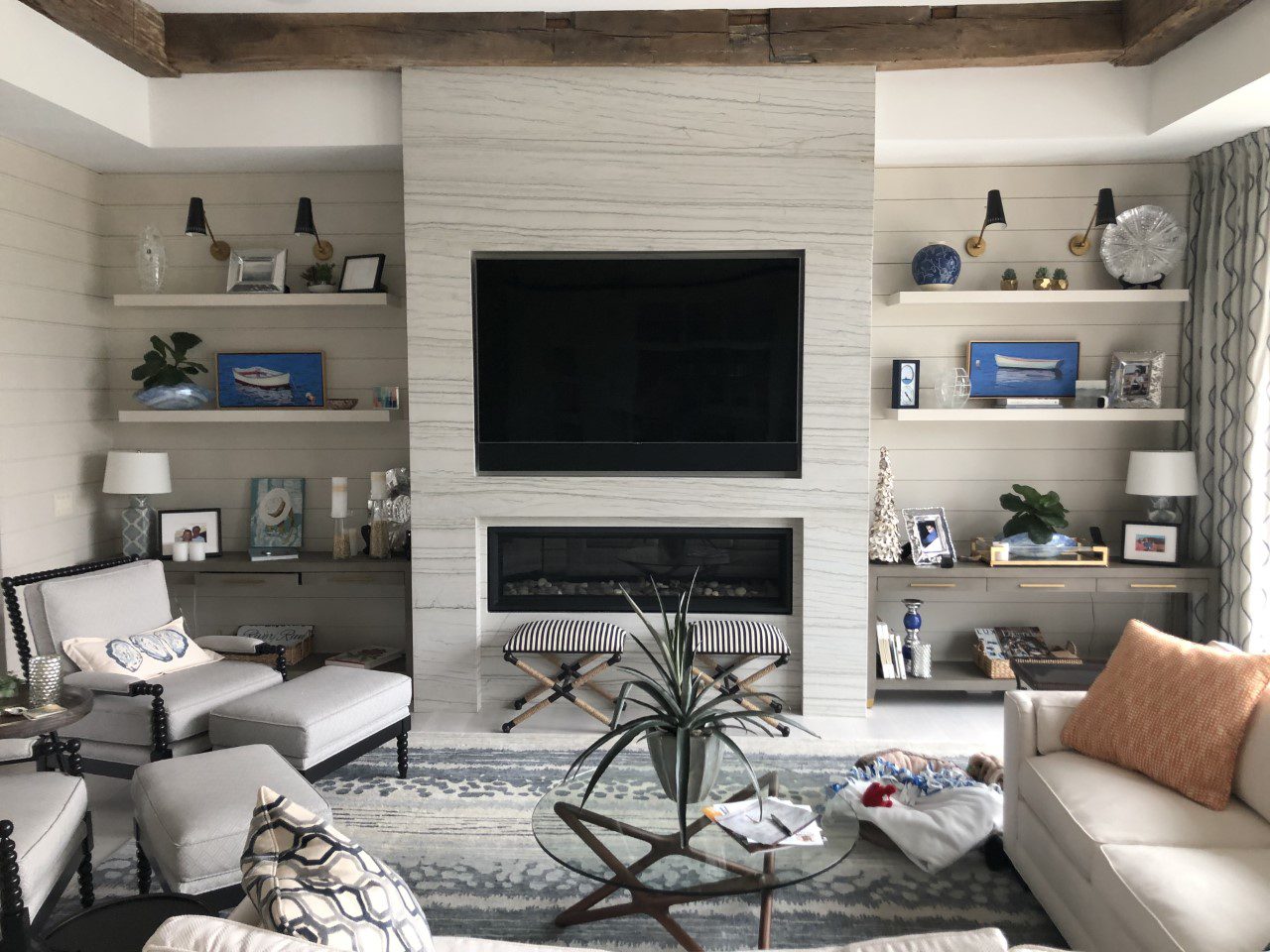 Sofa Set and Television