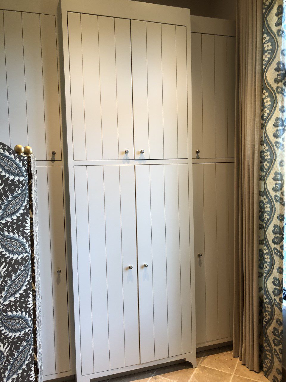Cabinet and Curtain