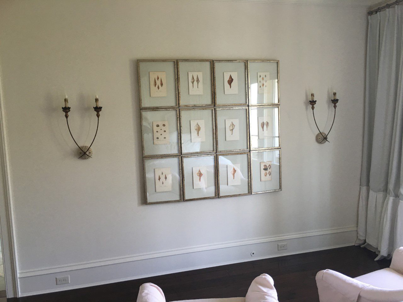 A Candle Lamp and Frames